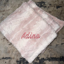 Load image into Gallery viewer, Winx + Blinx Wolverine Rosewater Minky Blanket
