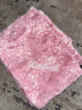 Load image into Gallery viewer, Winx + Blinx Doe Woodrose Minky Blanket
