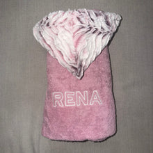 Load image into Gallery viewer, Winx + Blinx Ziggy Rose Oversized Hooded Towel
