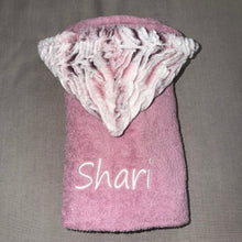Load image into Gallery viewer, Winx + Blinx Ziggy Rose Oversized Hooded Towel
