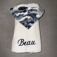 Load image into Gallery viewer, Winx + Blinx Himalayas Navy Oversized Hooded Towel

