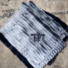 Load image into Gallery viewer, Winx + Blinx Ziggy Navy Minky Blanket
