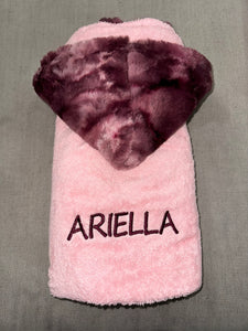 Winx + Blinx Fluffy Sorbet Merlot Oversized Hooded Towel
