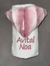 Load image into Gallery viewer, Winx + Blinx Plush Waves Woodrose Oversized Hooded Towel
