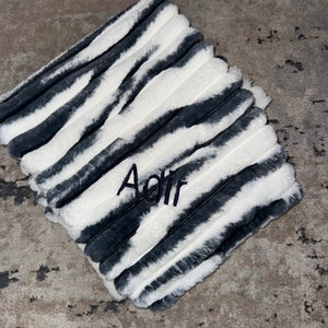 Confetti Navy/White Minky Blanket