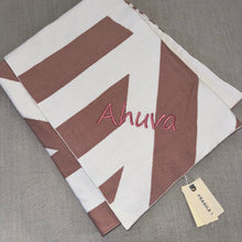 Load image into Gallery viewer, Fragile Off White/Blossom Knit Baby Carriage Blanket
