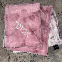 Load image into Gallery viewer, Winx + Blinx Ziggy Zebra Rose Minky Blanket
