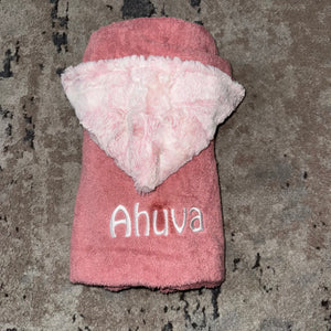 Winx + Blinx Doe Mauve Oversized Hooded Towel