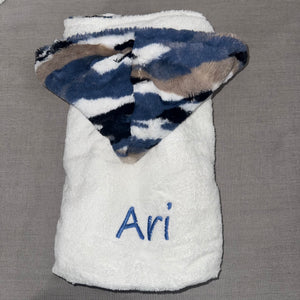 Winx + Blinx Himalayas Denim Oversized Hooded Towel