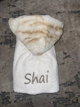 Load image into Gallery viewer, Winx + Blinx Ombre Taupe Oversized Hooded Towel
