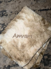 Load image into Gallery viewer, Zandino Hudson Taupe Minky Blanket
