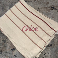Load image into Gallery viewer, Domani Home Bande Baby Blanket Rose

