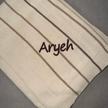 Load image into Gallery viewer, Domani Home Bande Baby Blanket Linen
