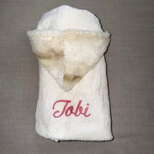 Load image into Gallery viewer, Winx + Blinx Ombre Taupe Oversized Hooded Towel
