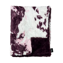 Load image into Gallery viewer, Winx + Blinx Spot Merlot Minky Blanket
