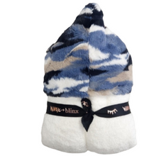 Load image into Gallery viewer, Winx + Blinx Himalayas Denim Oversized Hooded Towel

