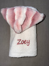 Load image into Gallery viewer, Winx + Blinx Plush Waves Woodrose Oversized Hooded Towel
