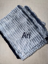 Load image into Gallery viewer, Winx + Blinx Ziggy Navy Minky Blanket
