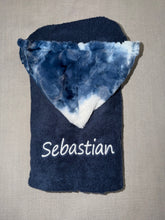 Load image into Gallery viewer, Winx + Blinx Sorbet Navy Oversized Hooded Towel
