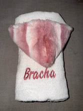 Load image into Gallery viewer, Winx + Blinx Plush Waves Woodrose Oversized Hooded Towel
