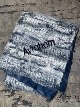 Load image into Gallery viewer, Zandino Mason Jeans Minky Blanket
