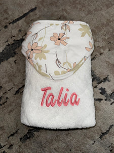 Adora Baby Luxury Towel Set- Blossom