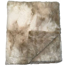 Load image into Gallery viewer, Zandino Hudson Taupe Minky Blanket
