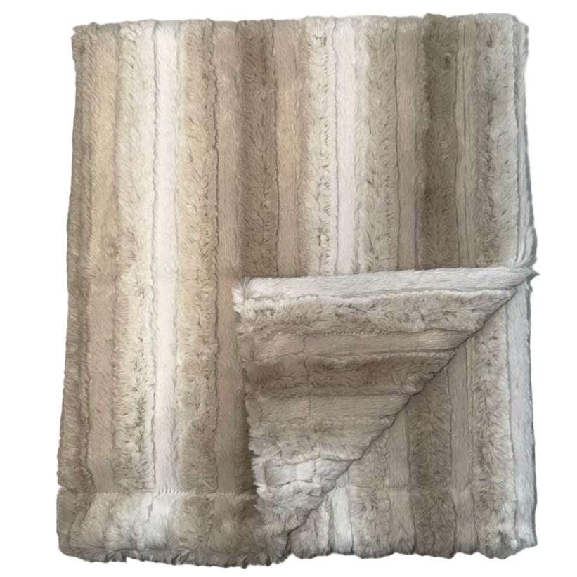 Zandino Mason Taupe Minky Blanket