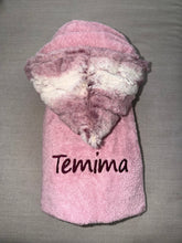 Load image into Gallery viewer, Winx + Blinx Celine Rose Oversized Hooded Towel
