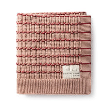 Load image into Gallery viewer, Domani Home Striated Scallop Baby Blanket- Blush

