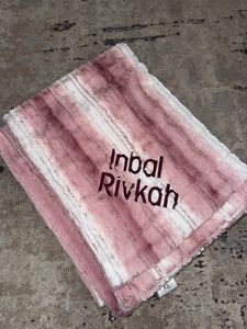 Zandino Rowan Mauve Minky Blanket