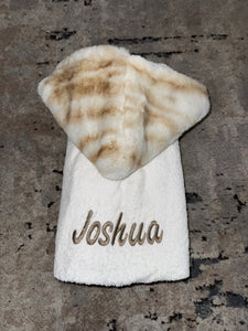 Winx + Blinx Ombre Taupe Oversized Hooded Towel
