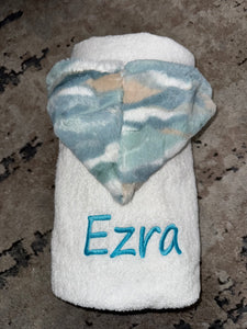 Winx + Blinx Himalayas Ocean Oversized Hooded Towel