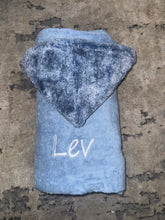 Load image into Gallery viewer, Winx + Blinx Denim Oversized Hooded Towel
