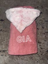 Load image into Gallery viewer, Winx + Blinx Doe Mauve Oversized Hooded Towel

