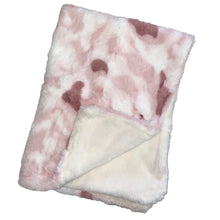 Load image into Gallery viewer, Confetti Mauve/Pink/White Minky Blanket
