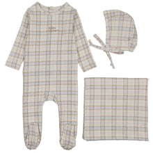 Load image into Gallery viewer, Lilette Oat Tartan Print Layette Set
