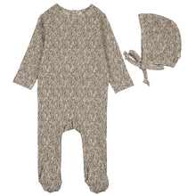 Load image into Gallery viewer, Lilette Blue Sweet Liberty Stretchie and Bonnet

