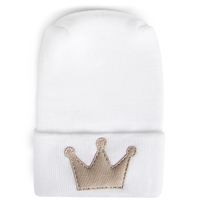 Adora Baby Hospital Hat- Linen Tan Crown