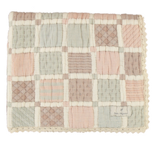 Load image into Gallery viewer, Bebe Organic Mellow Mai Patchwork Blanket
