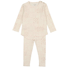 Load image into Gallery viewer, Bee &amp; Dee White Base Multi Floral Design Loungewear- Girl
