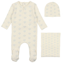 Load image into Gallery viewer, Bee &amp; Dee Light Base Paisley Print Layette Set- Boy
