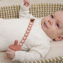 Load image into Gallery viewer, Adora Baby Poppy Pacifier Clip - Rosewood
