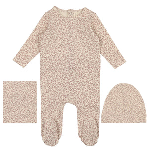 Lilette Mauve Floral Printed Layette Set