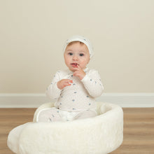 Load image into Gallery viewer, Bee &amp; Dee Light Base Printed Pointelle Stretchie with Beanie- Boy
