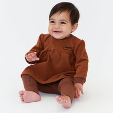 Load image into Gallery viewer, Crew Kids Brown Optical Babydoll Set
