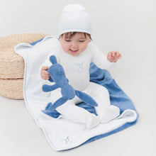 Load image into Gallery viewer, Kipp Baby Sand Bunny Velour Stretchie and Beanie
