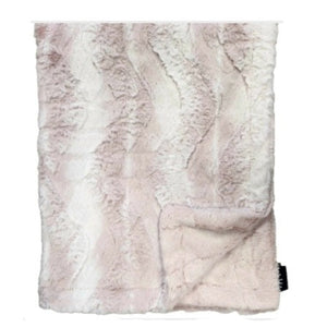Winx + Blinx Embossed Ombre Mauve Minky Blanket