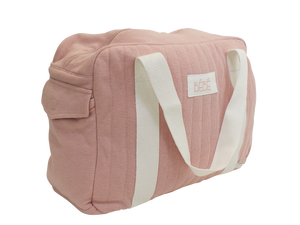 Kipp Baby Pink Waffle Diaper Bag