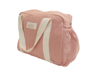 Kipp Baby Pink Waffle Diaper Bag